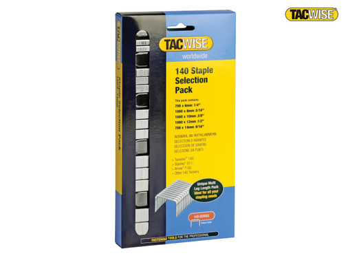 Tacwise - 140 Heavy-Duty Staples (Type T50  G) Selection Pack 4400