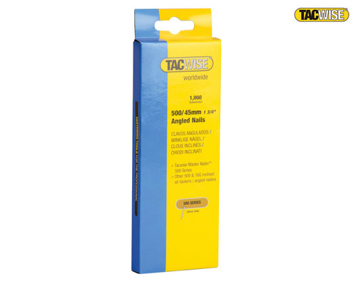 Tacwise - 500 18 Gauge 45mm Angled Nails Pack 1000