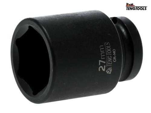 Teng - Impact Socket Hexagon 6 Point 1/2in Drive 27mm