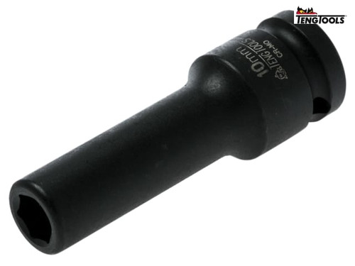 Teng - Deep Impact Socket Hexagon 6 Point 1/2in Drive 10mm