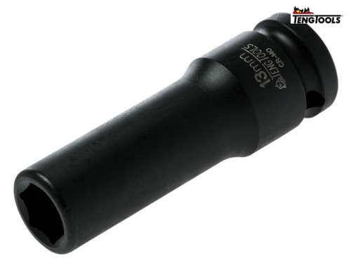 Teng - Deep Impact Socket Hexagon 6 Point 1/2in Drive 13mm