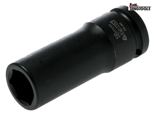 Teng - Deep Impact Socket Hexagon 6 Point 1/2in Drive 18mm