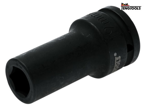 Teng - Deep Impact Socket Hexagon 6 Point 3/4in Drive 19mm
