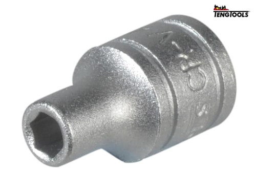 Teng - Hexagon Socket 6 Point Regular 1/4in Drive 7mm