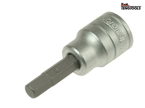 Teng - S2 Hex Socket Bit 3/8in Drive 6mm