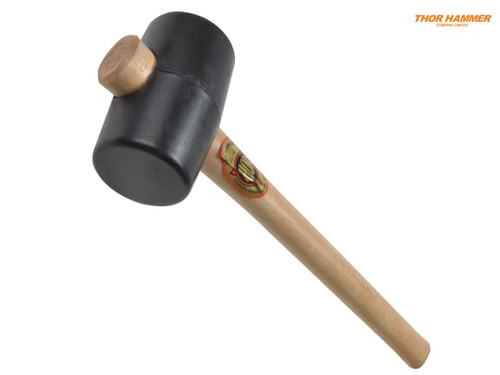 Thor - 952 Black Rubber Mallet 54mm 310g