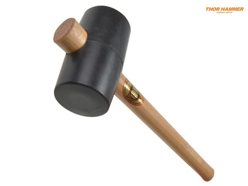 Thor - 953 Black Rubber Mallet 64mm 550g