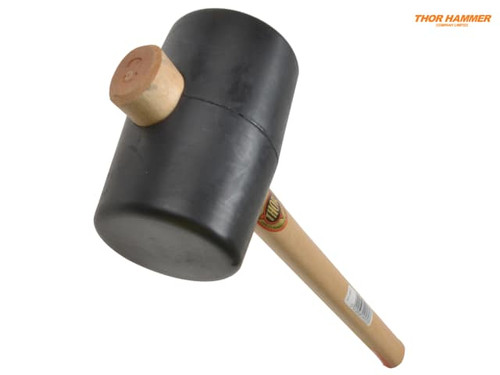 Thor - 957 Black Rubber Mallet 90mm 1200g