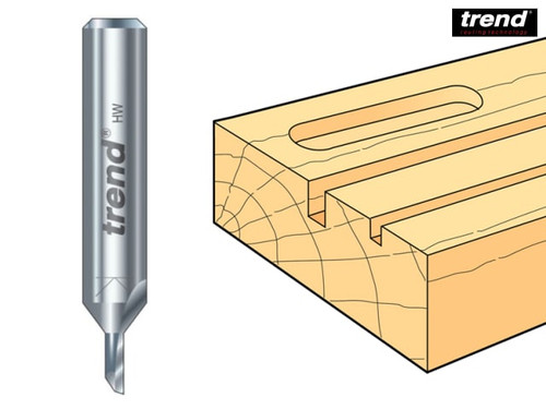 Trend - 2/01 x 1/4 TCT Single Flute Cutter 1.5 x 6.0mm
