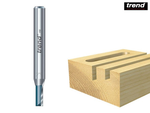 Trend - C008 x 1/4 TCT Two Flute Cutter 6.3mm x 25.4mm