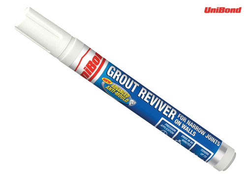 Unibond - Triple Proctect Grout Reviver Wall Pen 7ml Ice White