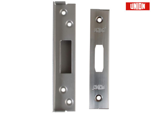 UNION - StrongBOLT 2100 Mortice Deadlock Rebate Kit 13mm Satin Chrome Box