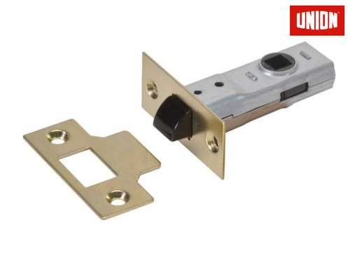 UNION - Y2600 Tubular Latch Essentials Polished Brass Finish 79mm 3in Visi