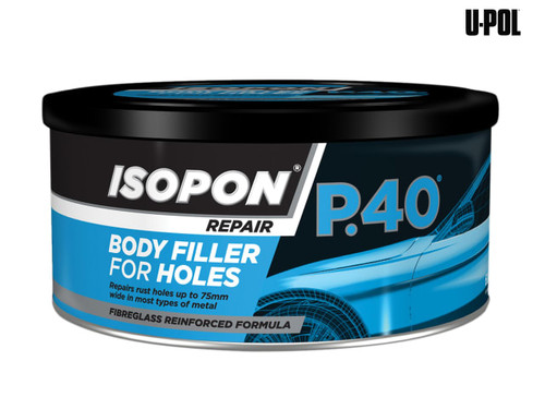 U-POL - P40 Body Filler for Holes Tin 600ml