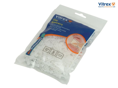 Vitrex - Floor Tile Spacers 4mm Pack of 250
