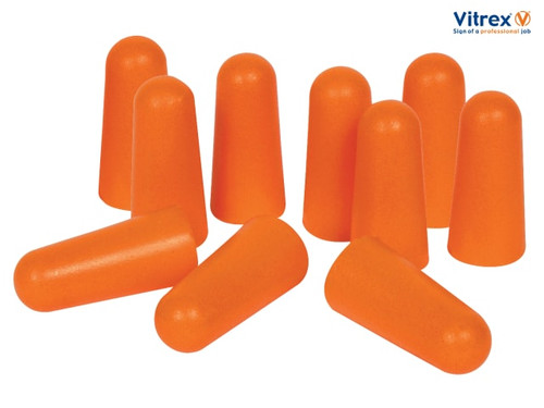 Vitrex - Tapered Disposable Earplugs (5 Pairs)