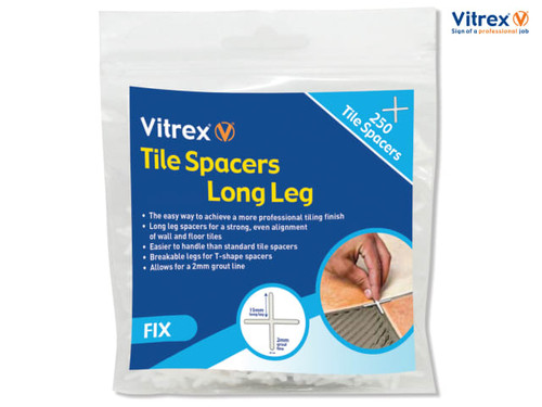 Vitrex - Long Leg Spacer 3mm Pack of 250