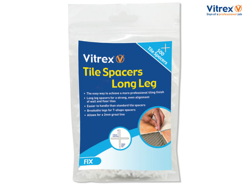 Vitrex - Long Leg Spacer 4mm Pack of 500