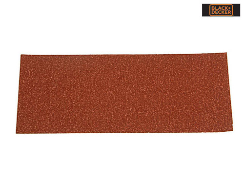 Black & Decker - 1/2 Sanding Sheets Orbital Plain Coarse 60 Grit (Pack of 5)