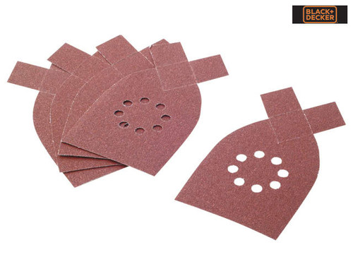 Black & Decker - Super Quick Fit Multi-Sander Sheets Coarse 40G (Pack 5)