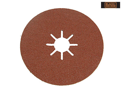 Black & Decker - Fibre Discs 115mm x 22mm 40g (Pack of 5)
