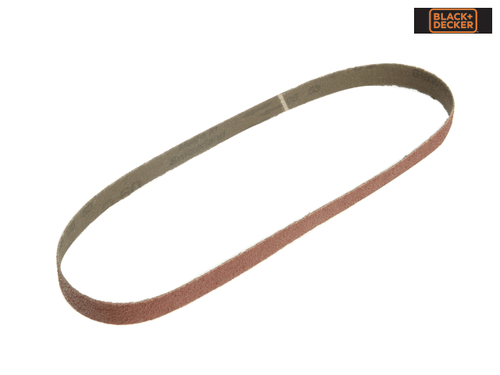 Black & Decker - Aluminium Oxide Sanding Belts 451mm x 13mm 60g (Pack of 3)