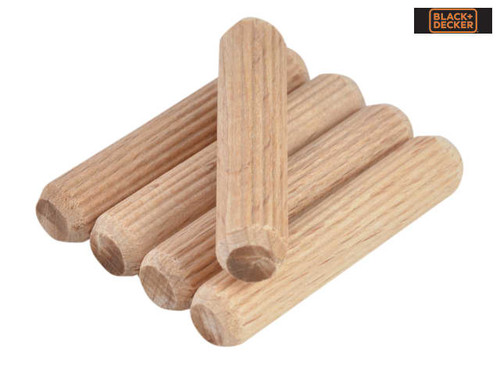 Black & Decker - X66432 Fluted Dowels (40) 8mm x 40mm