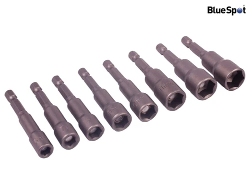 BlueSpot Tools - Magnetic Nut Driver Set of 8 1/4In