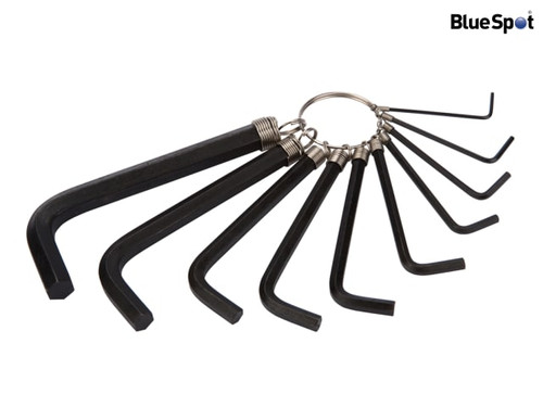 BlueSpot Tools - Hexagon Key Set of 10 Metric (1.5-10mm)