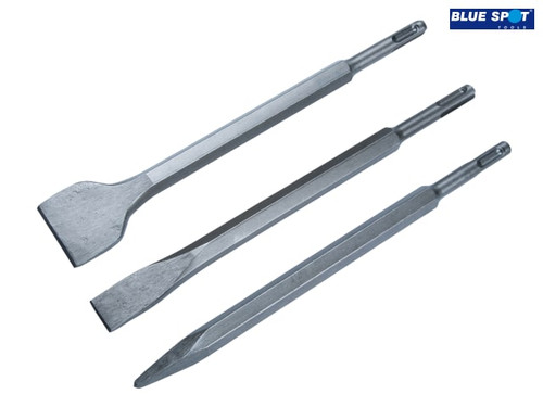 BlueSpot Tools - SDS-plus Chisel Set 3 Piece