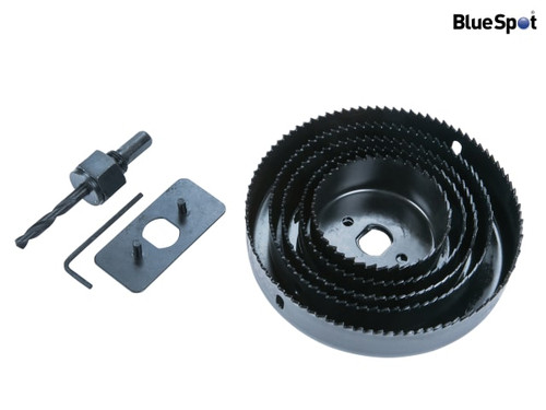 BlueSpot Tools - Multi Holesaw Set 8 Piece 64-127mm