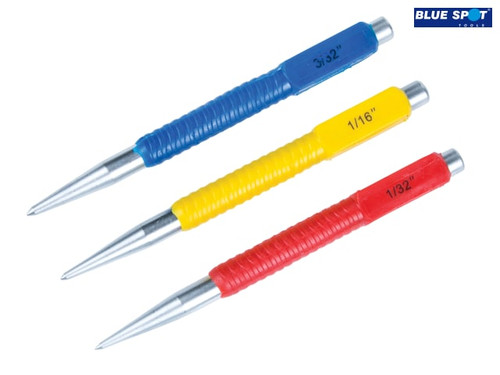BlueSpot Tools - Nail Punch Set  3 Piece