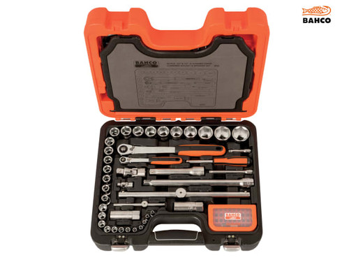 Bahco - S95 1/4in & 1/2in Drive Socket & Mech Set of 95 Metric