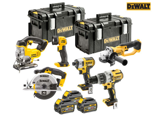 DEWALT - DCK694T3 Brushless 6 Piece Kit 18V 3 x 6.0Ah