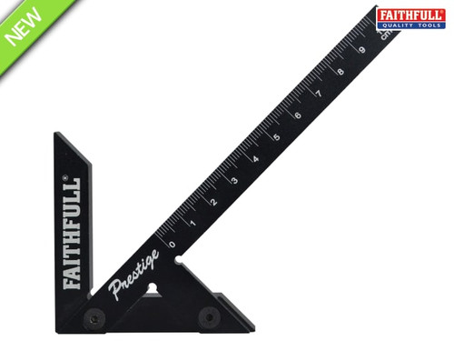 Faithfull - Prestige Centre Finder Gauge Black Aluminium 100mm