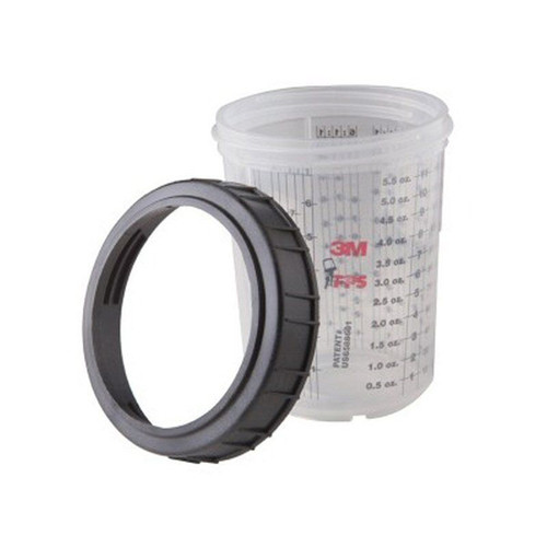 3M PPS Paint Preparation System Mini Mixing Cup & Collar - Pack of 2- 3M 16115