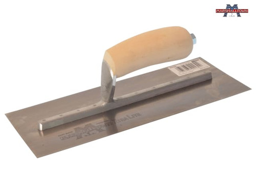 Marshalltown - MXS4 Plasterer's Finishing Trowel Wooden Handle 11.1/2 x 4.3/4in
