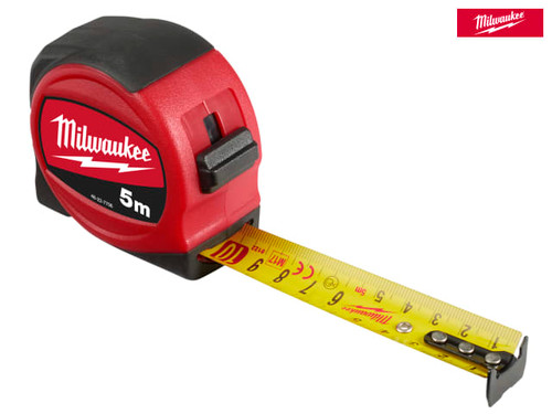 Milwaukee Hand Tools - Slimline Tape Measure 5m (Width 25mm) (Metric Only)