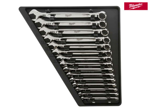 Milwaukee Hand Tools - MAX BITE Combination Spanner Set, 15 Piece
