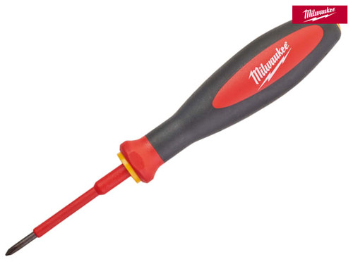 Milwaukee Hand Tools - VDE Phillips Screwdriver PH0 x 60mm
