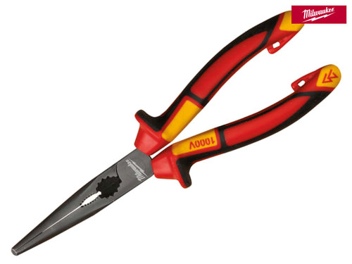 Milwaukee Hand Tools - VDE Long 45° Round Nose Pliers 205mm