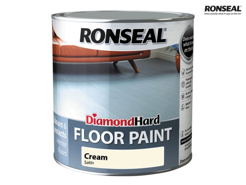 Ronseal - Diamond Hard Floor Paint Cream 2.5 Litre
