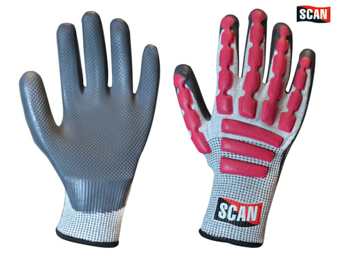 Scan - Anti-Impact Latex Cut 5 Gloves - Extra Extra Large (Size 11)