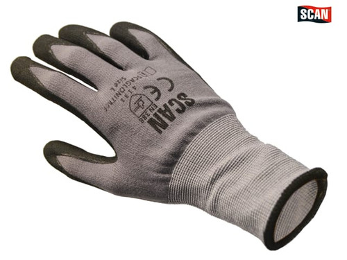 Scan - Breathable Microfoam Nitrile Gloves - Medium (Size 8)