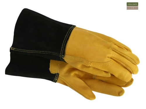Town & Country - TGL415 Men's Heavy-Duty Leather Palm Gauntlet
