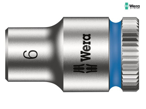 Wera - Zyklop Socket 1/4in Drive 6mm