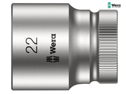Wera - Zyklop Socket 1/2in Drive 22mm