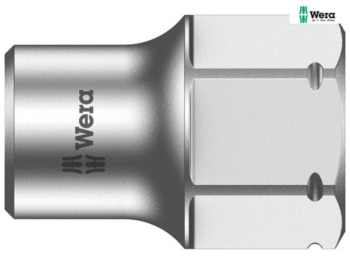 Wera - 8790 FA Zyklop Shallow Socket 1/4in Drive 12mm