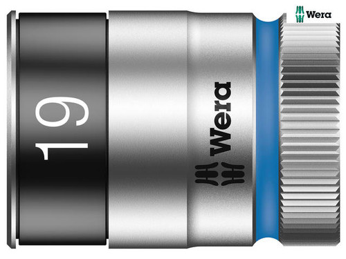 Wera - 8790 HMC HF Zyklop Bolt Holding Socket 1/2in Drive x 19mm Hex