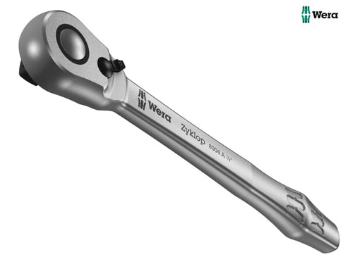 Wera - Zyklop 8004A Metal-Switch Slim Ratchet 1/4in drive
